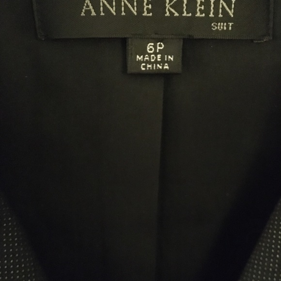 Anne Klein charcoal gray blazer jacket - Picture 4 of 6